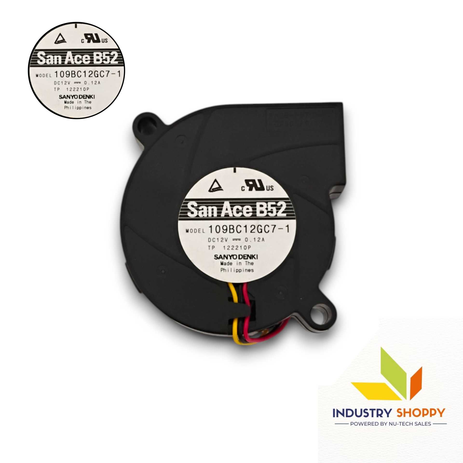 Sanyo Denki 109BC12GC7-1 DC Fan Sanyo Denki 109BC12GC7-1 DC Fan